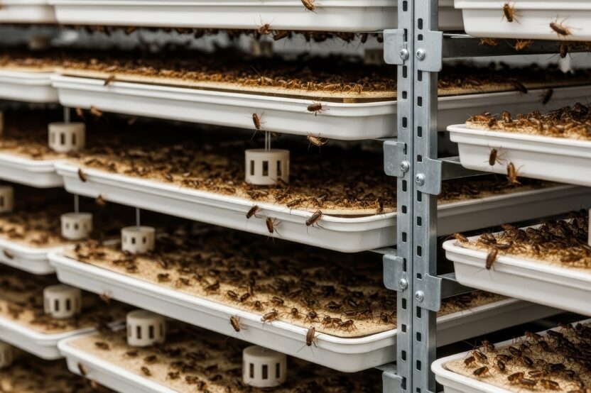 Importancia del frío en las granjas de insectos.