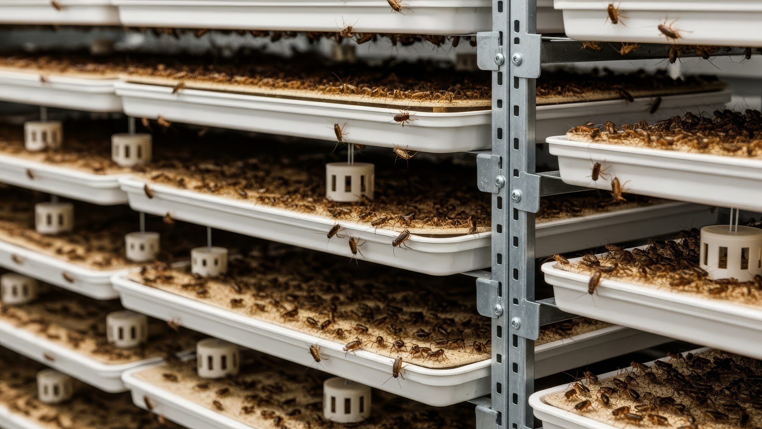 Importancia del frío en las granjas de insectos.